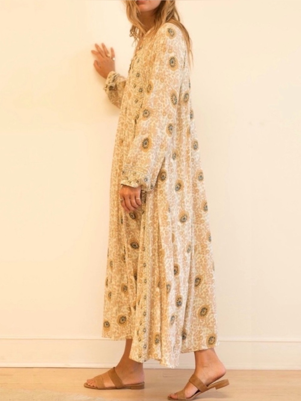 Natalie Martin $315 Fiore Maxi Dress Small